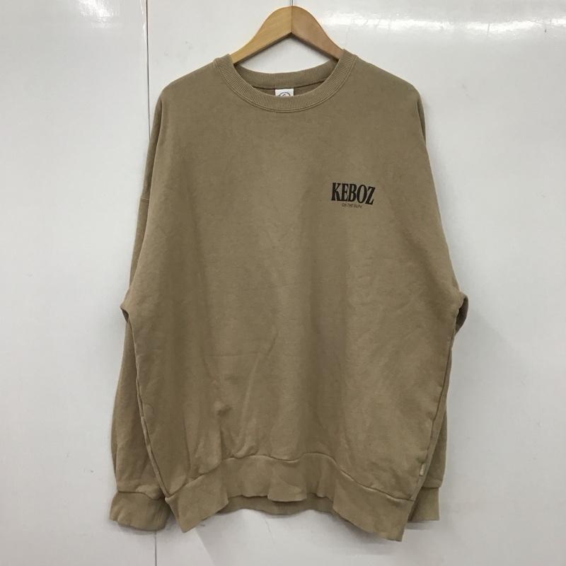 KEBOZ ケボズ 長袖 トレーナー Sweat, Sweatshirt 長袖トレーナー スウェット クルーネック プルオーバー【USED】【古着】【中古】10131996