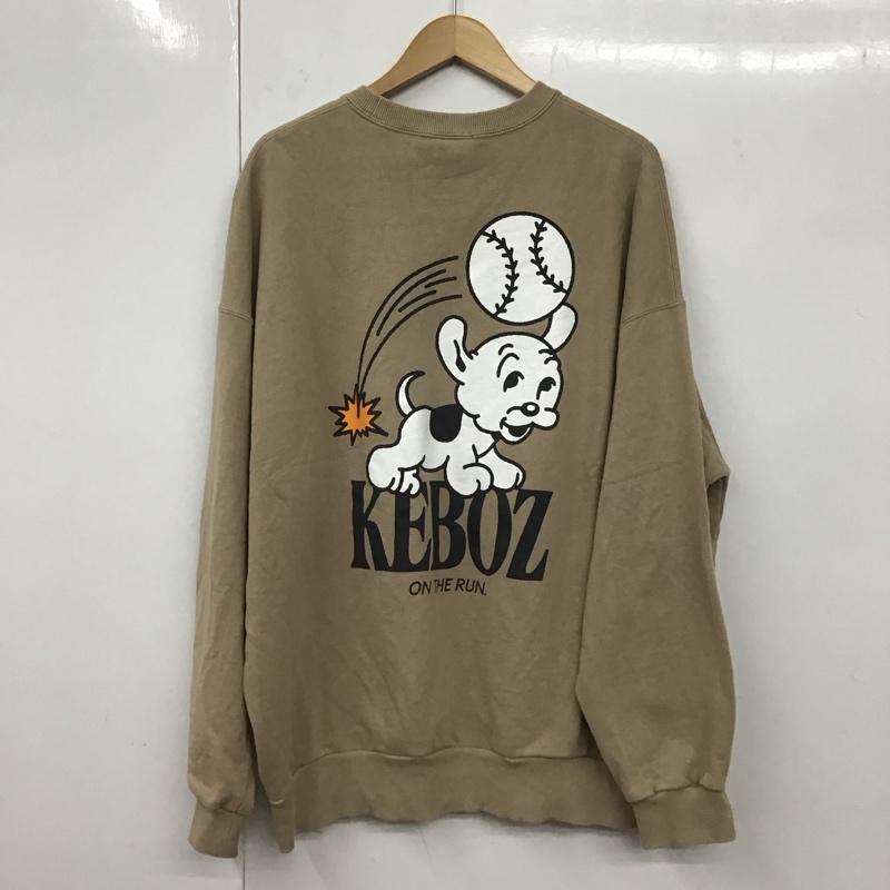 KEBOZ ケボズ 長袖 トレーナー Sweat, Sweatshirt 長袖トレーナー スウェット クルーネック プルオーバー【USED】【古着】【中古】10131996