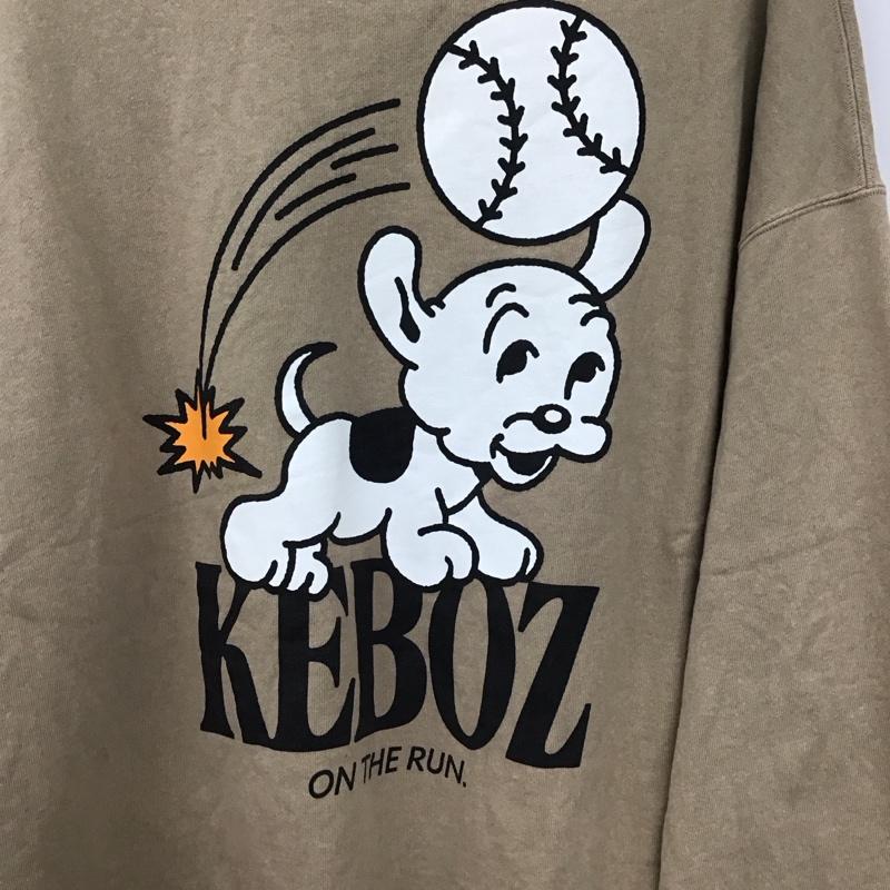 KEBOZ ケボズ 長袖 トレーナー Sweat, Sweatshirt 長袖トレーナー スウェット クルーネック プルオーバー【USED】【古着】【中古】10131996