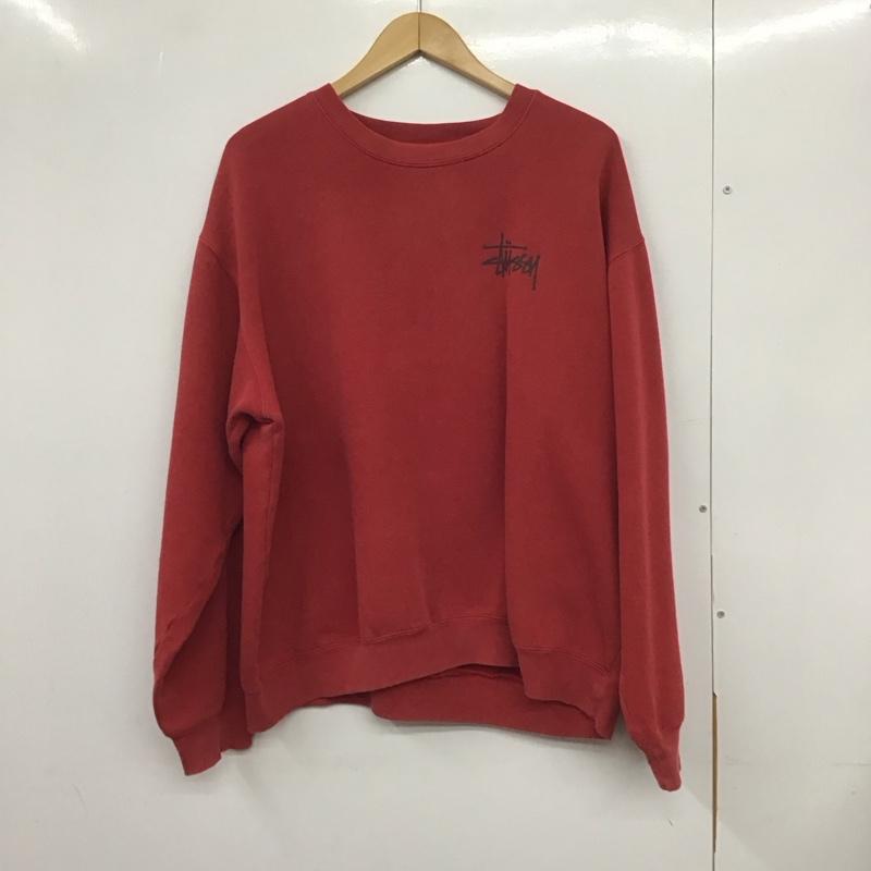 STUSSY 赤 M トレーナー・スウェット レッド（赤）系 M STUSSY(ステューシー) スウェット・トレーナー