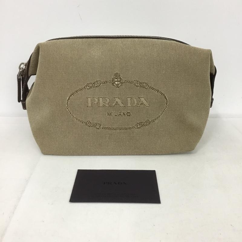 PRADA プラダ ポーチ ポーチ Pouch 2N1291 ロゴジャカード【USED】【古着】【中古】10132618
