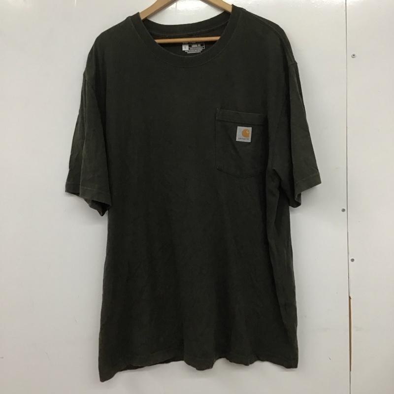 Carhartt カーハート 半袖 Tシャツ T Shirt 半袖カットソー プリントTシャツ クルーネックカットソー【USED】【古着】【中古】10133230