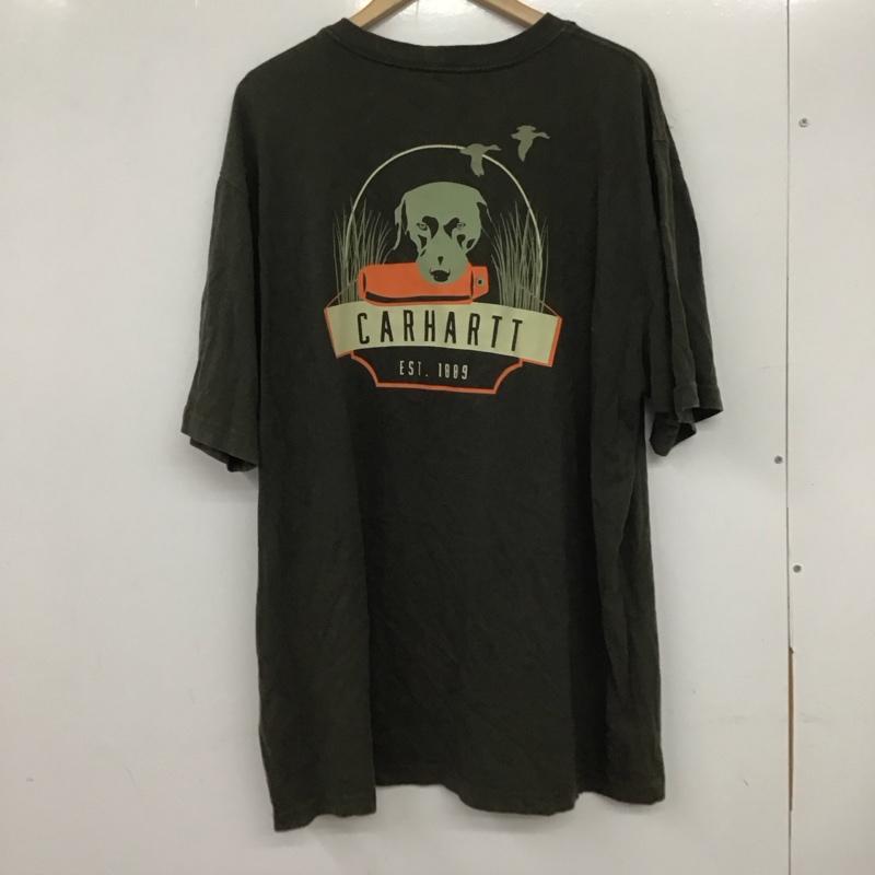 Carhartt カーハート 半袖 Tシャツ T Shirt 半袖カットソー プリントTシャツ クルーネックカットソー【USED】【古着】【中古】10133230