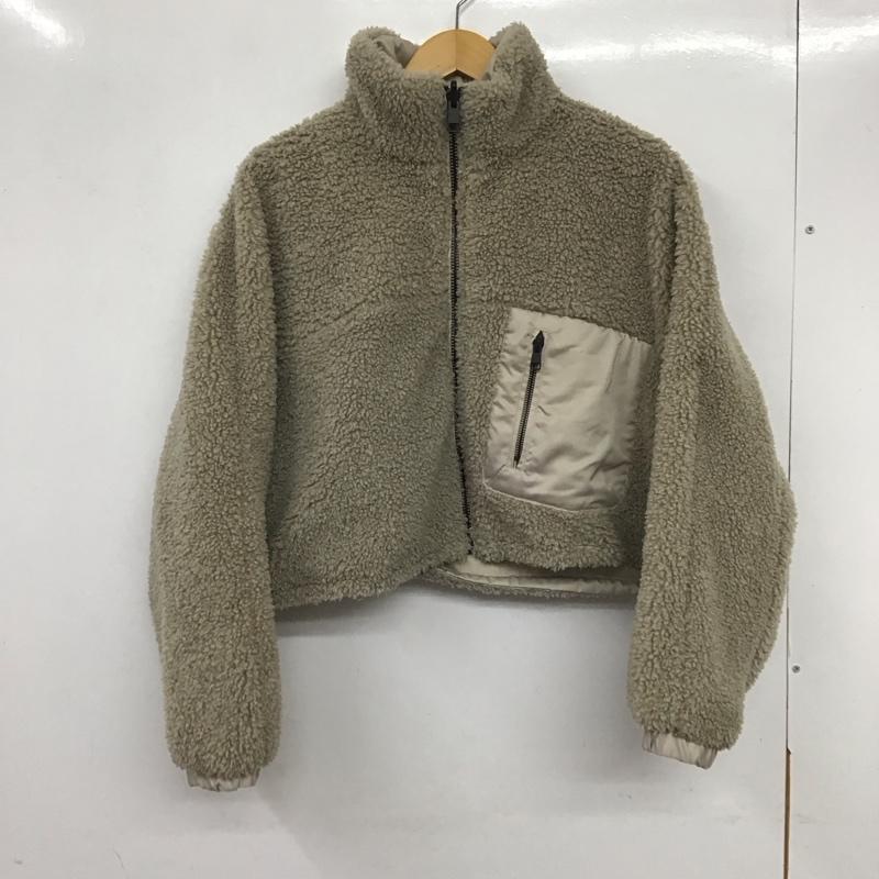 ZARA ザラ ジャンパー、ブルゾン ジャケット、上着 Jacket 4341 925 806 ボアジャケット リバーシブル クロップド丈【USED】【古着】【中古】10133562