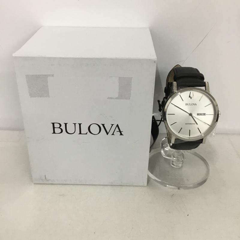 BULOVA ブローバ アナログ（自動巻き） 腕時計 Watch Analog (Automatic, Self-winding) 96C130 箱有 レザーベルト【USED】【古着】【中古】10133876