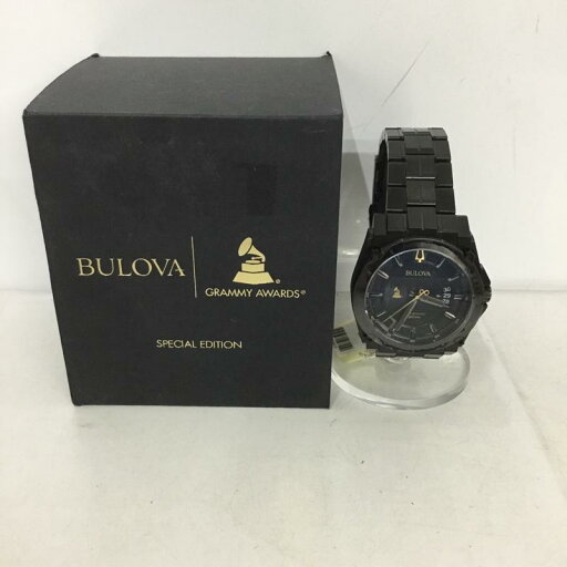 BULOVA ブローバ アナログ(クォーツ式) 腕時計 Watch Analog (Quartz) 98B295 GRAMMY Awards SPECIAL Edition 箱有【USED】【古着】【中古】10133885