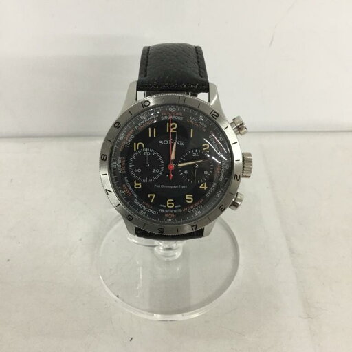 SONNE ゾンネ アナログ(クォーツ式) 腕時計 Watch Analog (Quartz) HI003 日本製 レザーベルト【USED】【古着】【中古】10134899 SONNE ゾンネ アナログ(クォーツ式) 腕時計 Watch Analog (Quartz) HI003 日本製 レザーベルト【USED】【古着】【中古】10134899