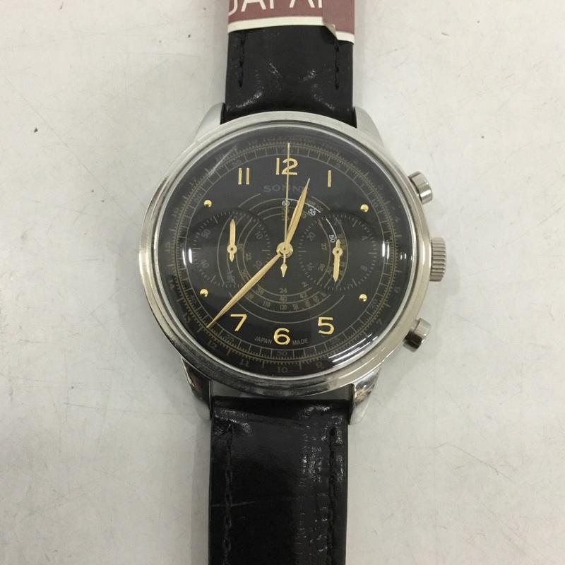 SONNE ゾンネ アナログ（クォーツ式） 腕時計 Watch Analog (Quartz) HI001 レザーベルト【USED】【古着】【中古】10134913
