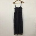 CIAOPANIC チャオパニック ロングスカート ワンピース One-Piece Long Skirt キャミワンピース フレアスカート ノースリーブワンピース シースルー【USED】【古着】【中古】10135199(4)