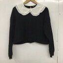 ZARA ザラ 長袖 トレーナー Sweat, Sweatshirt 長袖トレーナー スウェット ビックカラーネック プルオーバー【USED】【古着】【中古】1...