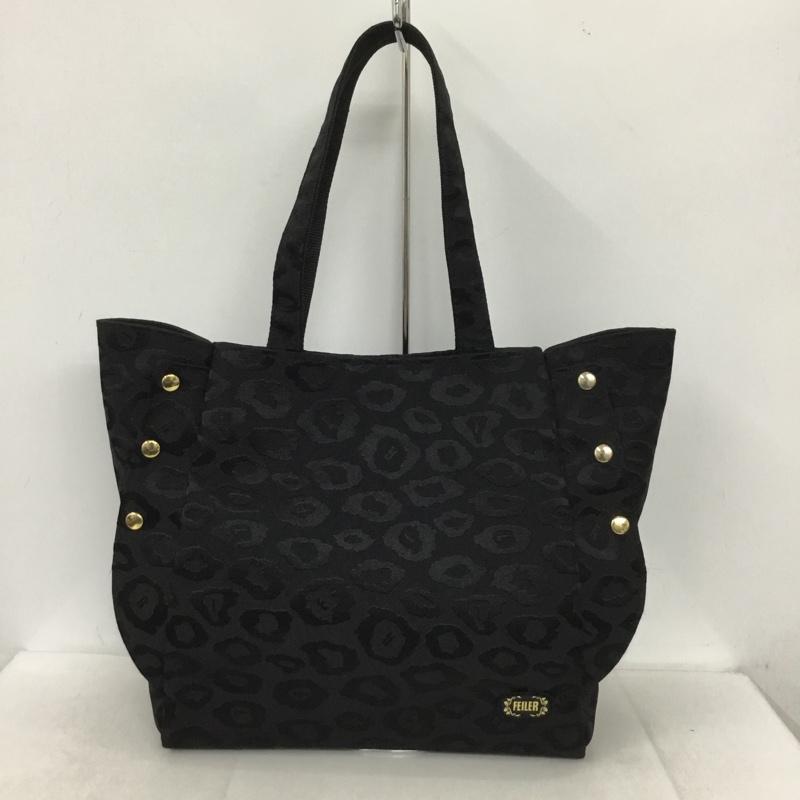 FEILER ヒョウ柄 ハンドバッグ ット 美品】FEILER フェイラー トートバッグ ヒョウ柄 レオパード