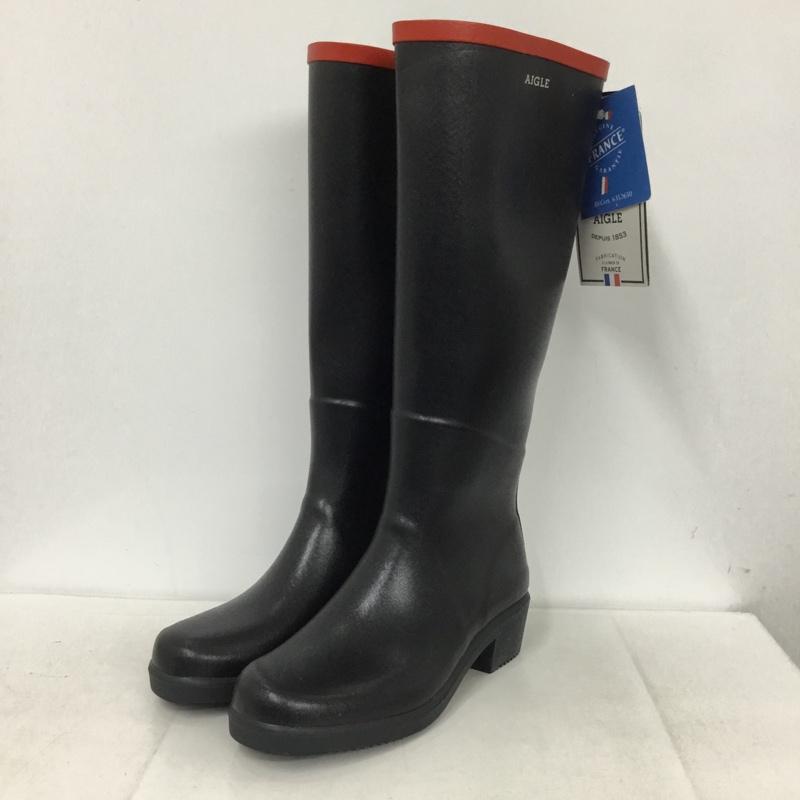 新品 未使用 タグ付き エーグル AIGLE レインブーツ サイズ36 長靴 エーグル 長靴 防水 ZZFR113 フルフィール MID レインブーツ
