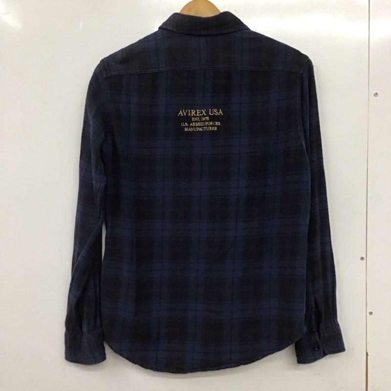 AVIREX アヴィレックス 長袖 シャツ、ブラウス Shirt, Blouse 長袖シャツ チェックシャツ カラーシャツ【USED】【古着】【中古】10135880