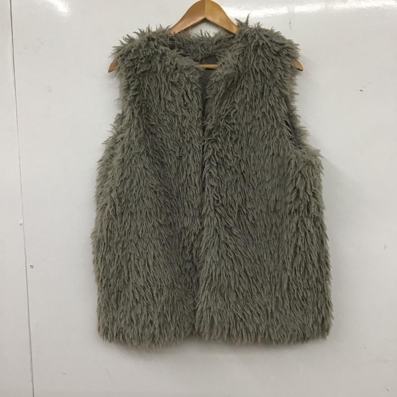 AZUL BY MOUSSY アズールバイマウジー ベスト ベスト Vest 250GAc30-080H プードルフェイクファーベス..