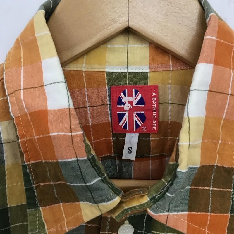 A BATHING APE アベイシングエイプ 半袖 シャツ、ブラウス Shirt, Blouse 半袖シャツ 無地シャツ ポケットシャツ【USED】【古着】【中古】10137176