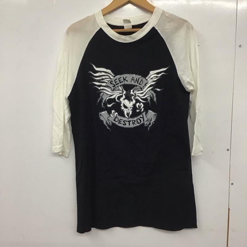 USED 古着 七分袖 カットソー Cut and Sewn ラグランシャツ クルーネックカットソー 古着 バンドTシャツ【USED】【古着】【中古】10137266(4)