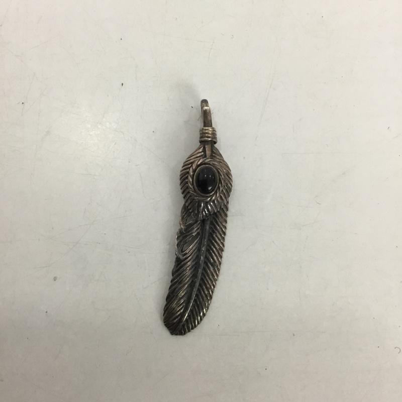 USED 古着 ファッション小物 ファッション小物 フェザー 羽 シルバー ペンダントトップ【USED】【古着..