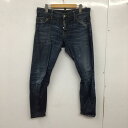 DSQUARED2 ディースクエアード デニム、ジーンズ パンツ Pants, Trousers Denim Pants, Jeans デニムパンツ スリムパンツ カジュアルパンツ ストレッチパンツ【USED】【古着】【中古】10137852(4)