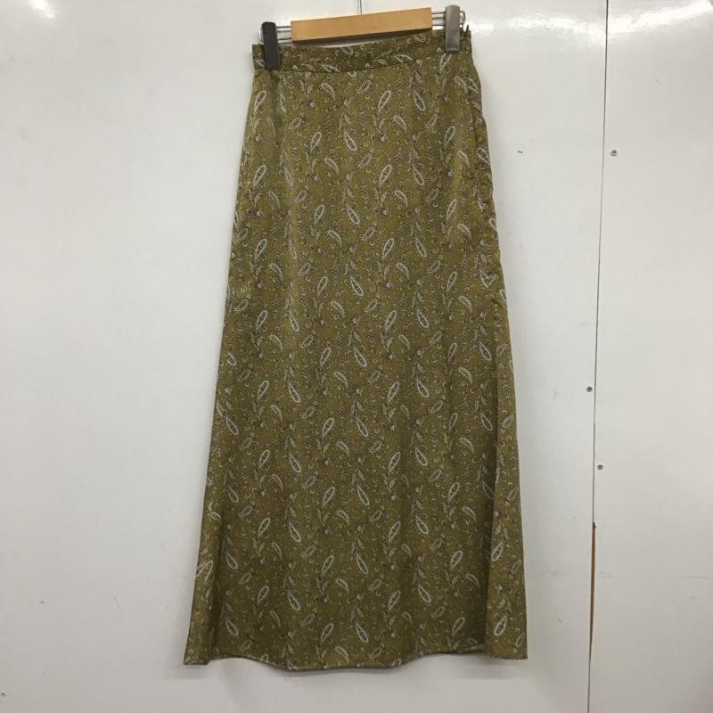 B:MING by BEAMS ビーミング バイ ビームス ロングスカート スカート Skirt Long Skirt 93-27-0159-644 サテン ペイズリースカート【USED】【古着】【中古】10138956(4)