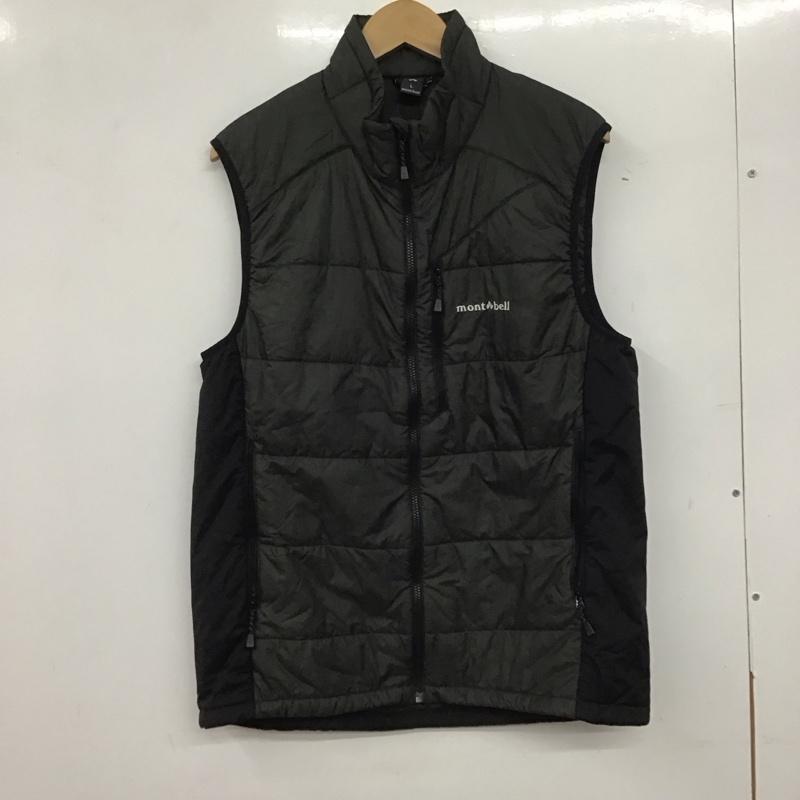 mont-bell US サーマラップベスト 黒 グレーXL サーマラップ ベスト Men's｜モンベル