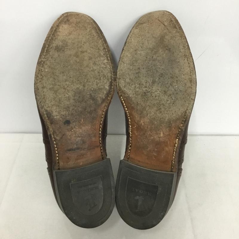 REGAL リーガル 革靴 革靴 Leather Shoes J165 ウィングチップ メダリオン ビジネスシューズ 25.5【USED】【古着】【中古】10140428