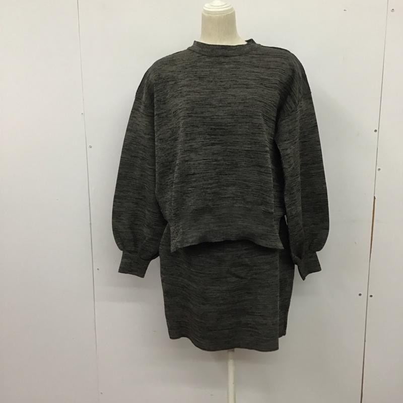 mystic ミスティック セットアップ セットアップ Set Up, Ensemble MYZ1012505A0001 メランジニットSETUP ミニスカート ショート丈ニット【USED】【古着】【中古】10142301