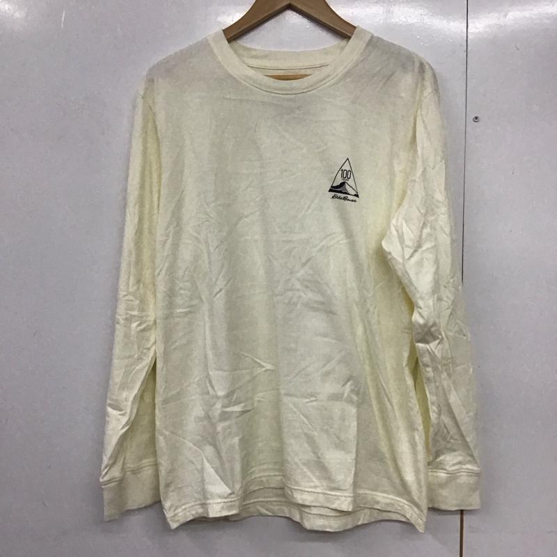 Eddie Bauer エディーバウアー 長袖 カットソー Cut and Sewn 長袖カットソー プリントカットソー クル..