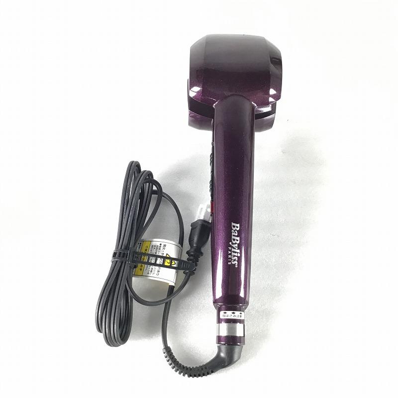 【展示品・中古品】 コンエアージャパン(同) BaByliss ミラカールLite BAB-2667J カールアイロン ヘアアイロン 2017年製 パープル系 30013088