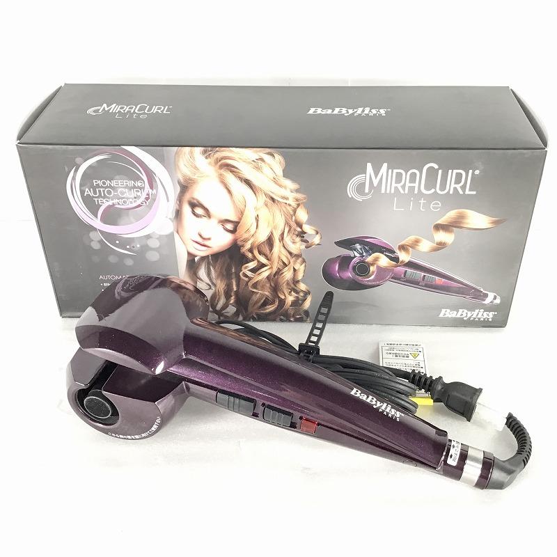 【展示品 中古品】 コンエアージャパン(同) BaByliss ミラカールLite BAB-2667J カールアイロン ヘアアイロン 2017年製 パープル系 30013089