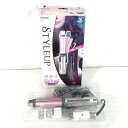 【中古品】 テスコム / TESCOM ポータブルスチームアイロン THG122 カール/ストレート 2WAYヘアアイロン 2011年 シルバー 24W 最高1...