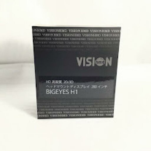 【未開封・中古品】 アグレクション / Agrexsione ヘッドマウントディスプレイ BIGEYES H1 HD 高画質 2D/3D 200インチ モニター USB HDMI、3.5φステレオミニジャック ブラック 250g 30014948 【未開封・中古品】 アグレクション / Agrexsione ヘッドマウントディスプレイ BIGEYES H1 HD 高画質 2D/3D 200インチ モニター USB HDMI、3.5φステレオミニジャック ブラック 250g 30014948
