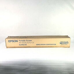 【未開封・中古品】 エプソン / EPSON プロジェクタースクリーン ELPSC06 ポータブル 2008年 50インチ 4:3 2300g 30015298