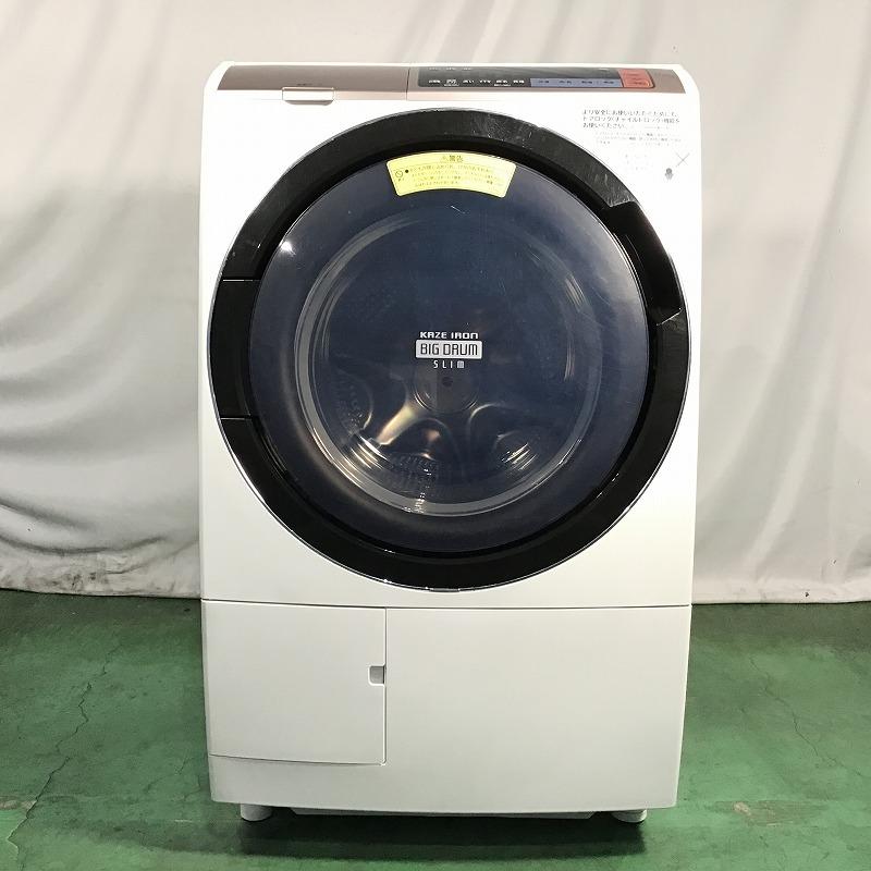 【中古品】 日立 / HITACHI ビッグドラム BD-SV110B 左開き　ヒートリサイクル乾燥 ドラム式洗濯乾燥機 2018年製 11k…