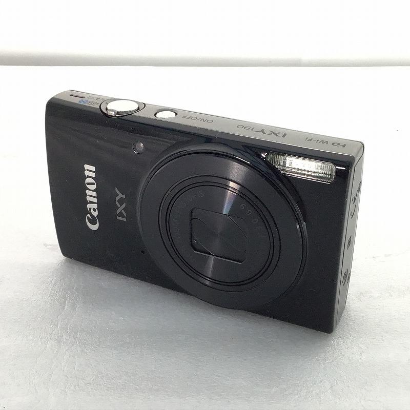 【中古品】 キヤノン / Canon コンパクトデジタルカメラ IXY190 スマートフォン接続対応 デジタルカメラ本体 2016年 2000万画素 4.3～43mm (35mm判換算値：24～240mm) F3～F6.9 最大20倍 123g ブラック 211061005497 30017126