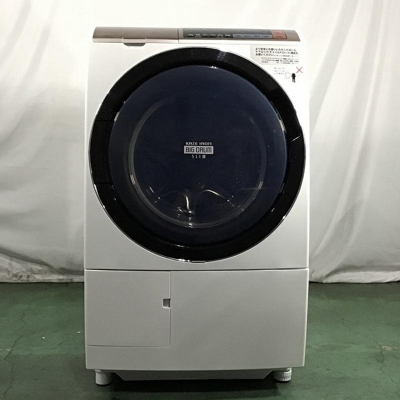 【中古品】 日立 / HITACHI ビッグドラム BD-SV110B 左開き ヒートリサイクル乾燥 ドラム式洗濯乾燥機 2018年製 11kg…