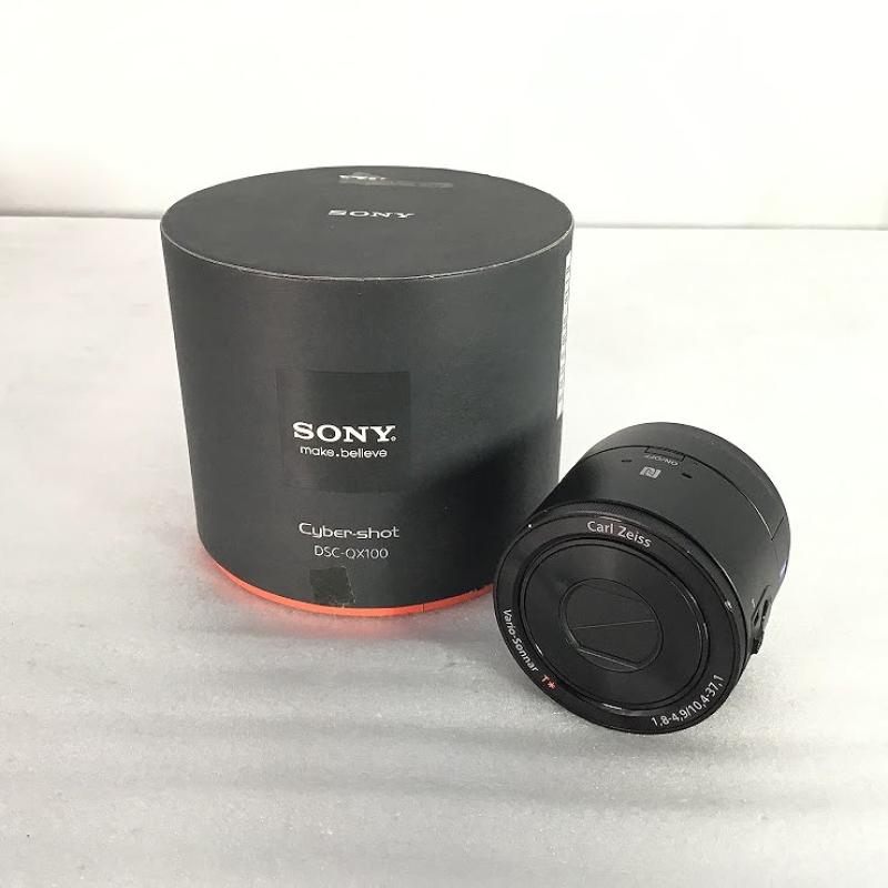 【中古品】 ソニー / SONY Cyber-shot DSC-QX100 光学3.6倍ズーム デジタルカメラ本体 2013年 2020万画素 28mm～100mm F1.8～F4.9 3.6 倍 179g Imaging Edge Mobile (旧PlayMemories Mobile) 0009588 30017184