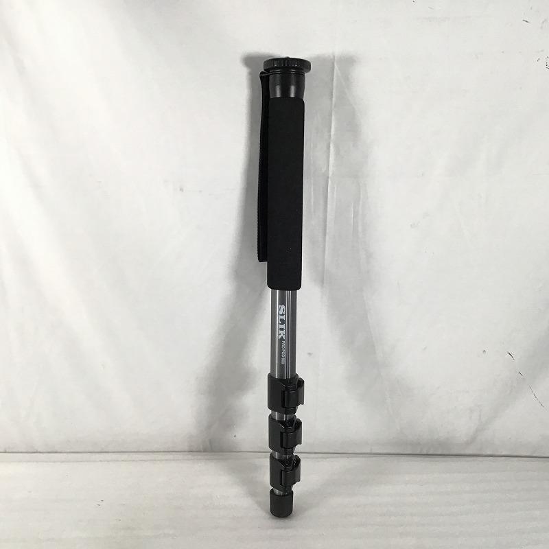 【未使用中古品】 SLIK 一脚 PRO POD600 レバー式・軽量モデル アクセサリー 2007年 600g 4段 30017472