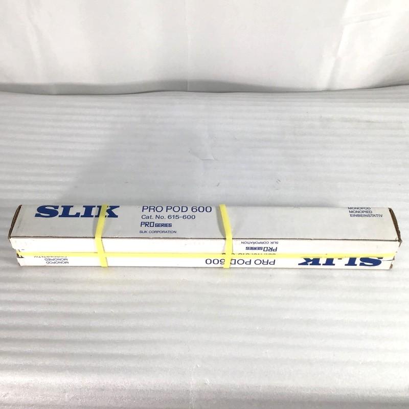 【未開封・中古品】 SLIK 一脚 PRO POD 600 A.M.T合金採用 アクセサリー 1998年 4段 600g ダイレクト式（雲台部のカメラ台を回して取り付けます） 30017527