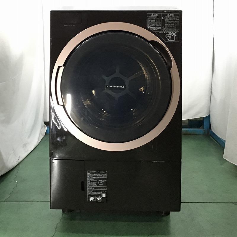 【中古品】 東芝 / TOSHIBA ZABOON TW-117X6L ヒートポンプ除湿乾燥 左開き ドラム式洗濯乾燥機 2018年製 11kg 7kg グレインブラウン 30017534
