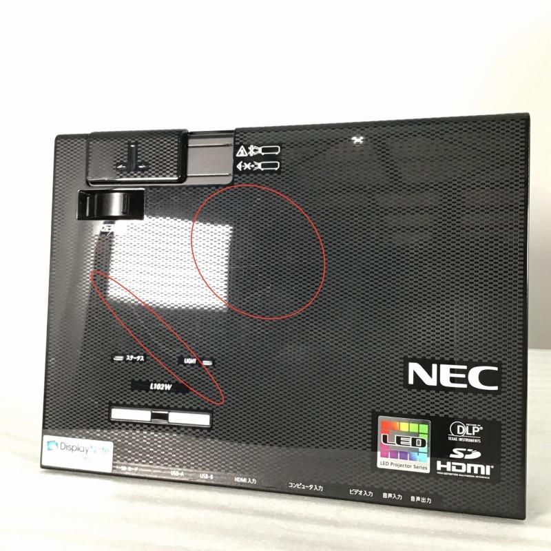 【中古品】 日本電気 / NEC モバイルプロジェクター NP-L102WJD ビジネス(業務用) 2014年製 30017835