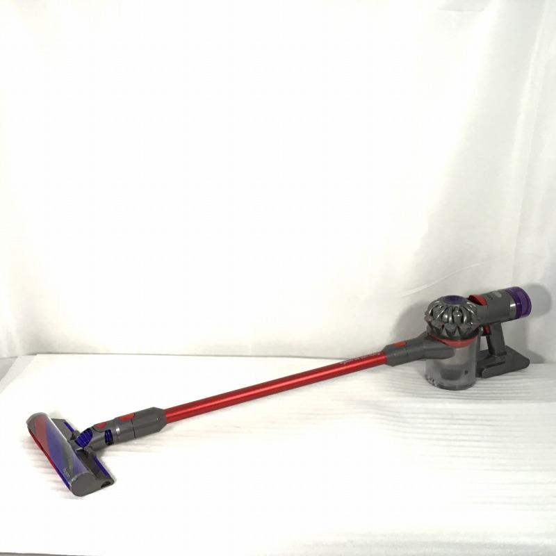 【中古品】 ダイソン / Dyson Dyson V8 Slim Fluffy SV10KSLM スティッククリーナー 2021年製 F4R-JP-PEA6074A レッド系 モーター式 最長40分(モーター駆動のヘッド使用時最長30分) 5時間 2.15kg 30018092