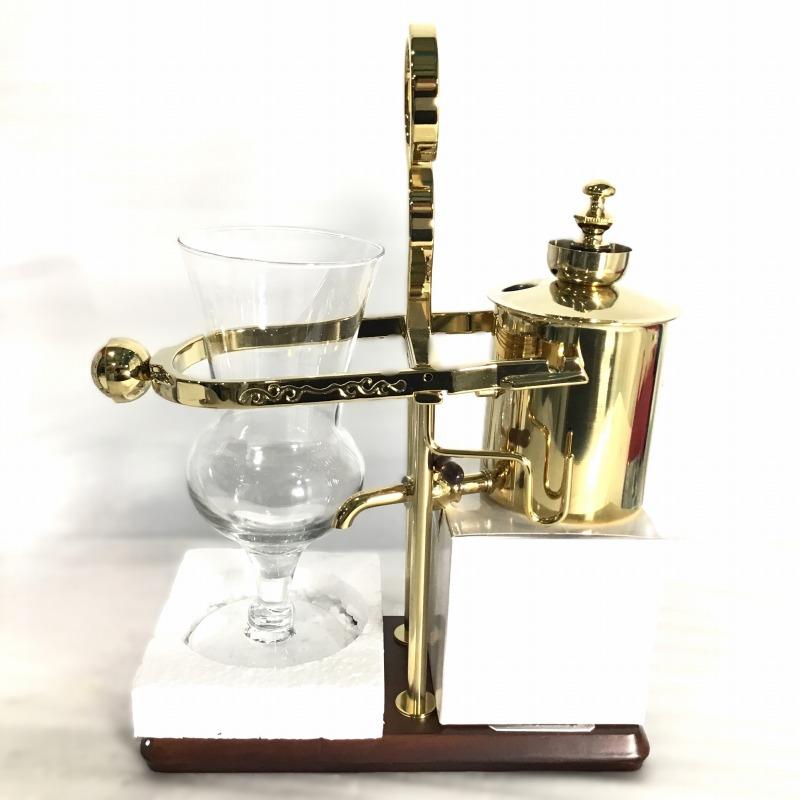 【未使用中古品】 ティアモ / Tiamo コーヒーサイフォン HG0136 コーヒーメーカー 2011年 ゴールド 30018328