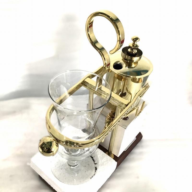 【未使用中古品】 ティアモ / Tiamo コーヒーサイフォン HG0136 コーヒーメーカー 2011年 ゴールド 30018328