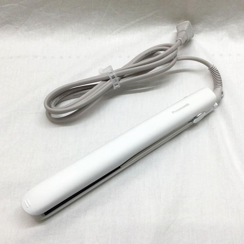 【中古品】 パナソニック / Panasonic ナノケア EH-HS0J ナノイー 5段階温度調節 ヘアアイロン 不明 130〜200℃ 約380g 白 20...
