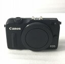 【中古品】 キヤノン / Canon EOS M2 ミラーレス+レンズ1本 デジタルカメラ本体 2012年 1800万画素ブラック 30019963