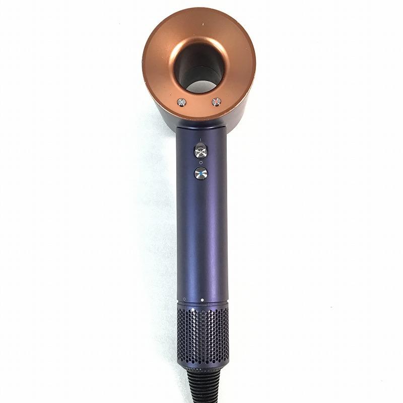 【中古品】 ダイソン / Dyson Dyson Supersonic Shineヘアドライヤー HD15 ULF DBBC マイナスイオン 2023年製 4BM-JP-SDJ3606A ダークブルー／コッパー 3段階の風速調整:強風 中風 弱風 4段階の風温調整 1200W 720g 30020578
