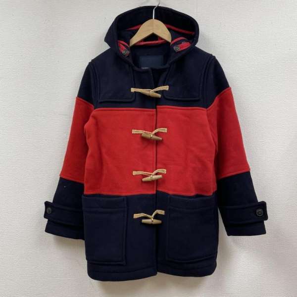 トミーヒルフィガー ジャケット マルチカラー ウール ダッフル コート 切り替え 7824587 メンズ S【USED】【古着】【中古】50102174