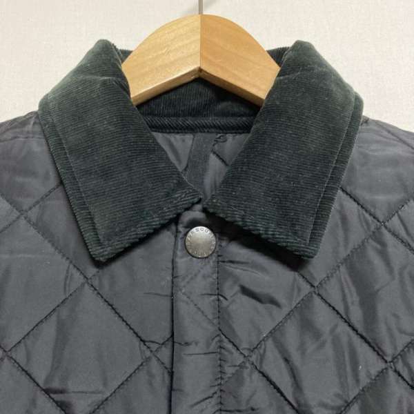 バーブァー BARBOUR NEW LID DESDALE NYLON コーデュロイカラー キルティングジャケット 1702215 メンズ -【USED】【古着】【中古】50103072