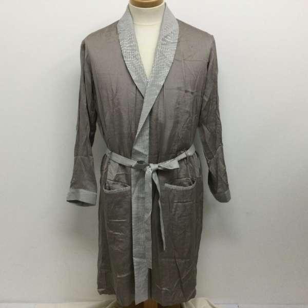 ステューシー レーヨン×ポリエステル ショールカラー ロングカーディガン 袖・襟切替 ガウン メンズ M ISItems【USED】【古着】【中古】50104776