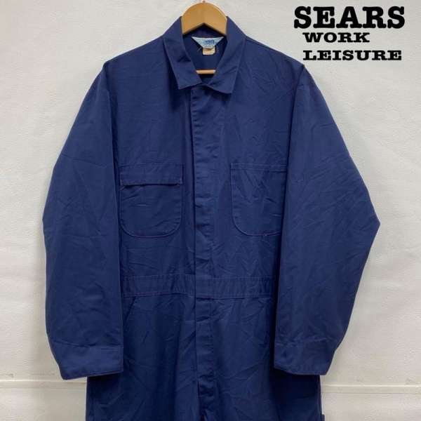 ヴィンテージ SEARS WORK LEISURE シアーズ 70's~80's USA製 ツナギ オールインワン 44R メンズ 44【USED】【古着】【中古】50107644